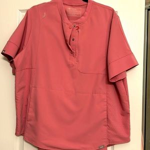 Chalk Pink limited addition Figs scrub top. Size XXL